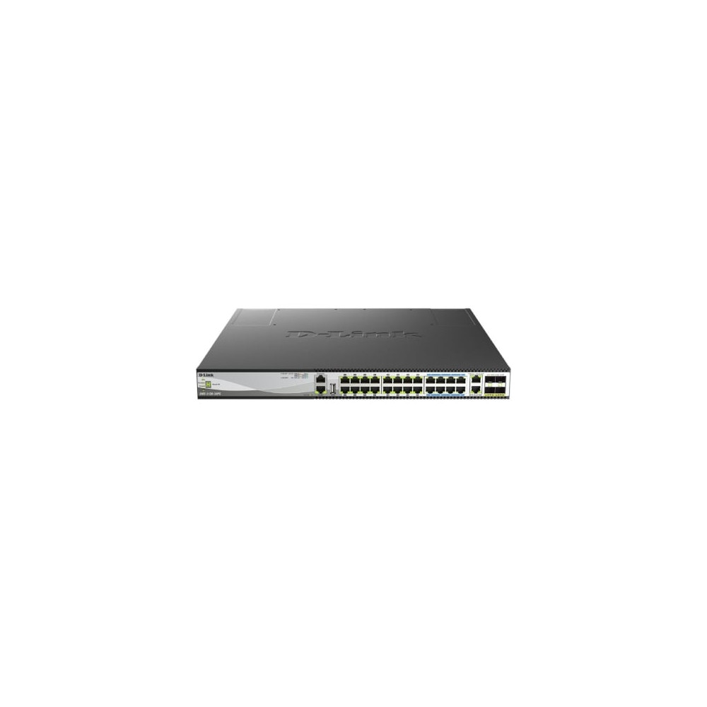 Switch D-Link DMS-3130-30PS/E 24 Puertos/ RJ-45 Gigabit 10Gbps/ PoE/ SFP | Switches