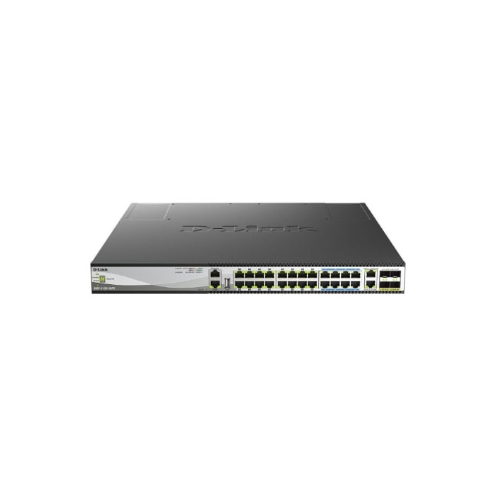 Switch D-Link DMS-3130-30PS/E 24 Puertos/ RJ-45 Gigabit 10Gbps/ PoE/ SFP | Switches