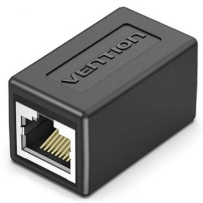 Adaptador Conector RJ45 Vention IPVB0/ Cat.6 FTP/ RJ45 Hembra - RJ45 Hembra/ Negro | RJ45/RJ11