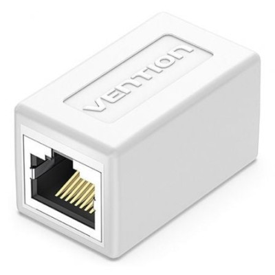 Adaptador Conector RJ45 IPVW0 Cat.6 FTP/ RJ45 Hembra - RJ45 Hembra/ Blanco | RJ45/RJ11