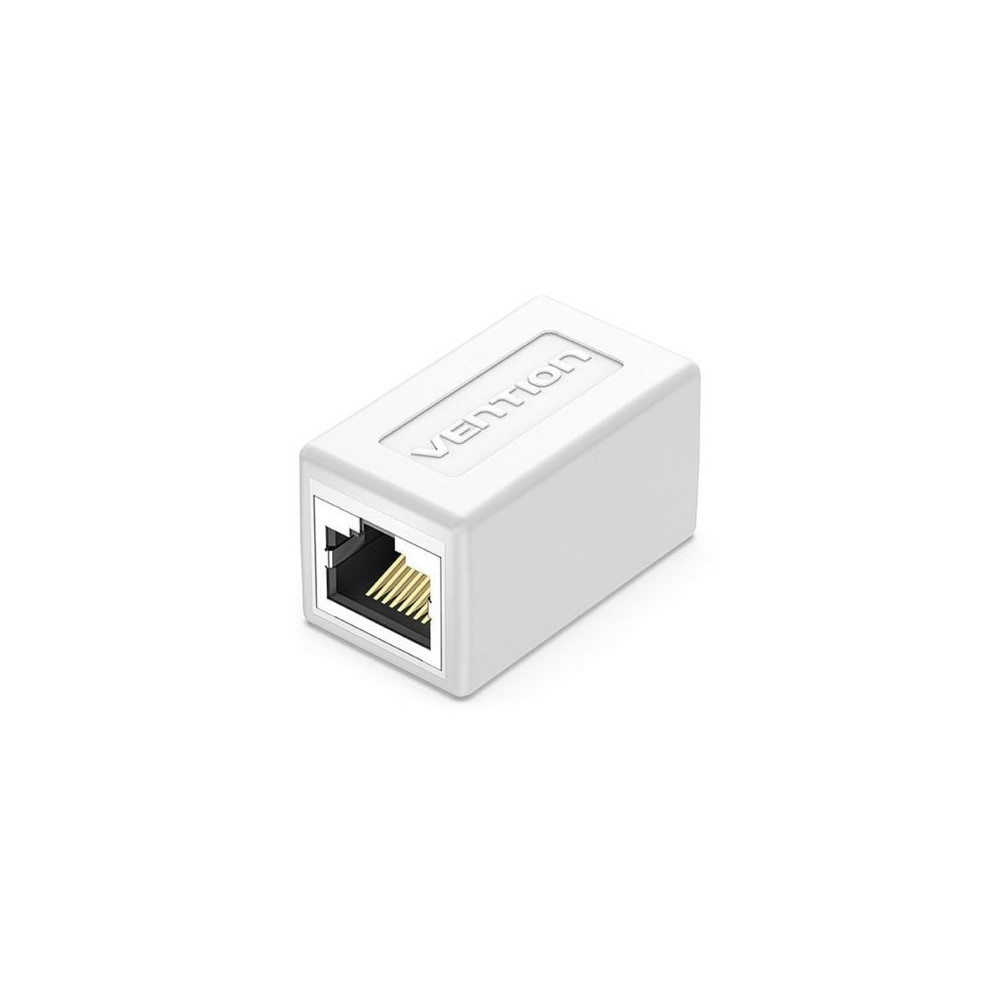 Adaptador Conector RJ45 IPVW0 Cat.6 FTP/ RJ45 Hembra - RJ45 Hembra/ Blanco | RJ45/RJ11