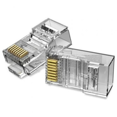 Conector RJ45 Vention IDDR0-10/ Cat.6/ 10 uds | RJ45/RJ11