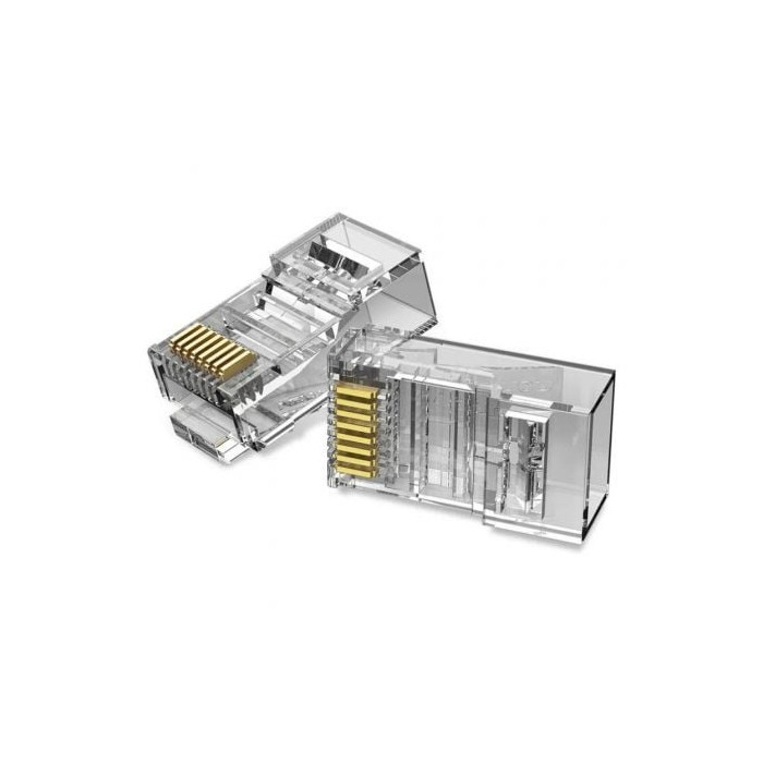 Conector RJ45 Vention IDDR0-10/ Cat.6/ 10 uds | RJ45/RJ11