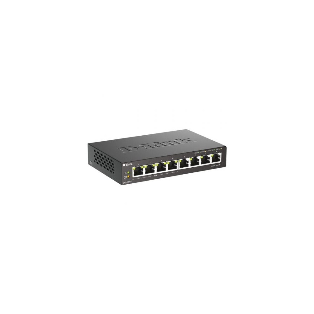 Switch D-Link DGS-1008P 8 Puertos/ RJ-45 Gigabit 10/100/1000/ PoE | Switches