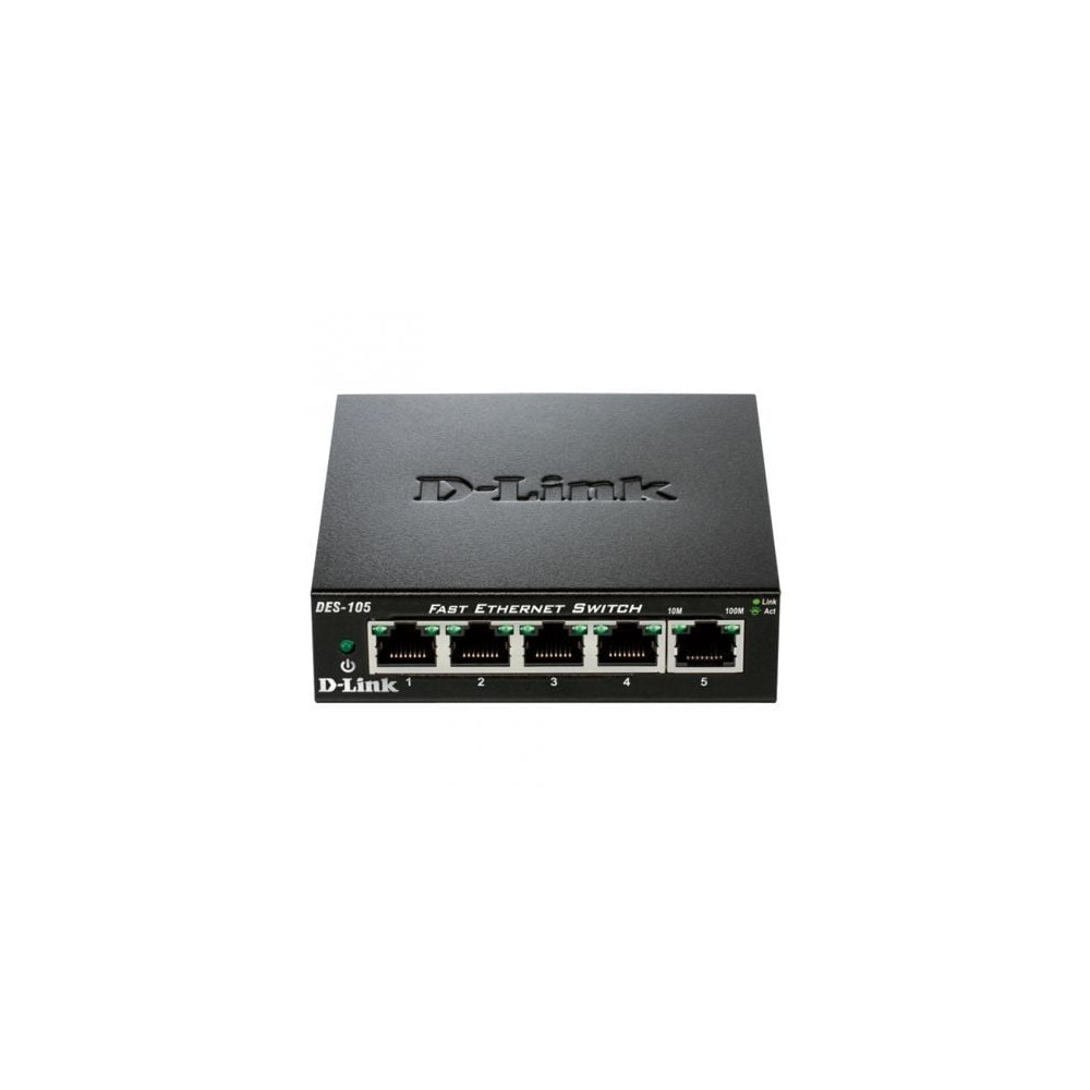 Switch D-Link DES-105 5 Puertos/ RJ-45 10/100 | Switches