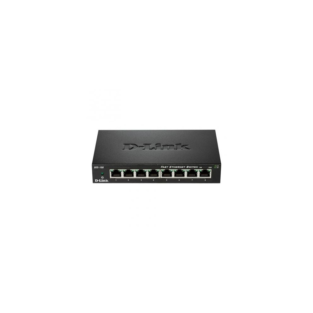 Switch D-Link DES-108 8 Puertos/ RJ-45 10/100 | Switches