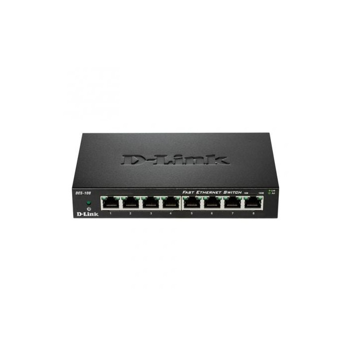 Switch D-Link DES-108 8 Puertos/ RJ-45 10/100 | Switches