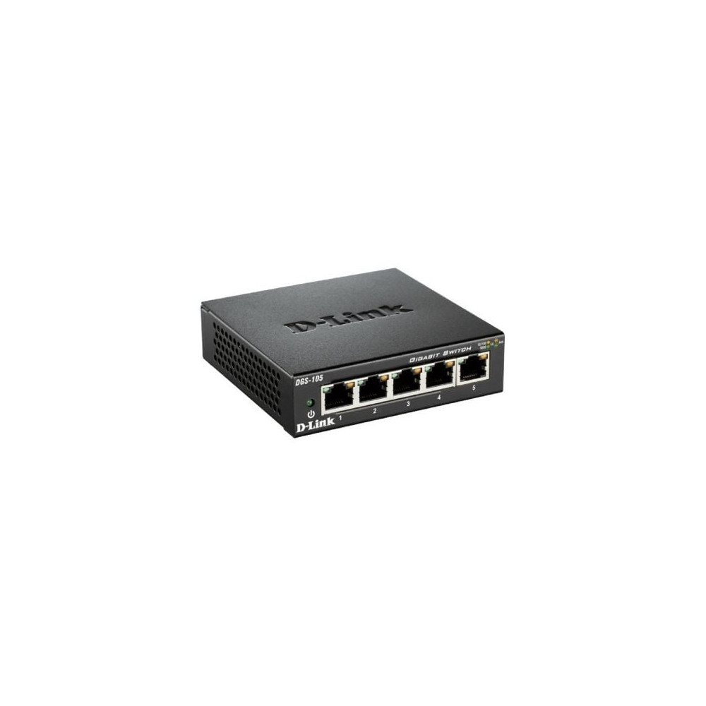 Switch D-Link DGS-105 5 Puertos/ RJ-45 10/100/1000 | Switches