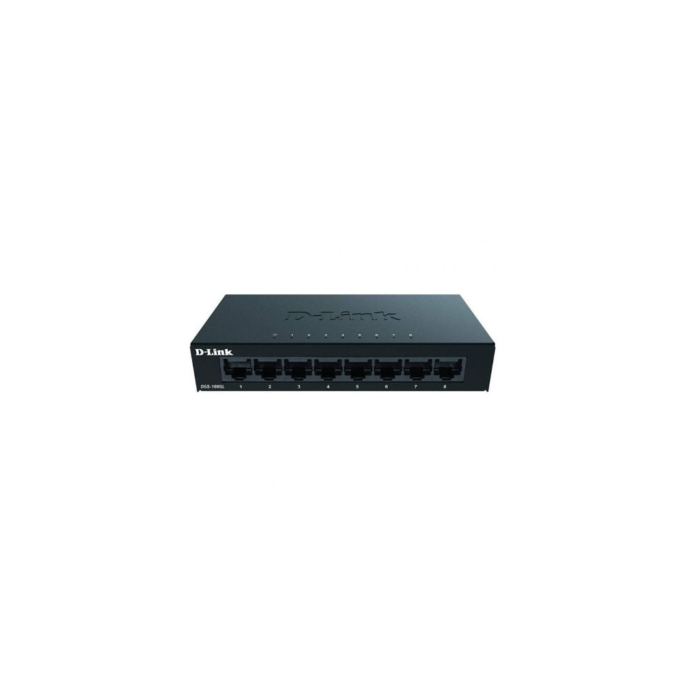 Switch D-Link DGS-108GL 8 Puertos/ RJ-45 10/100/1000 | Switches