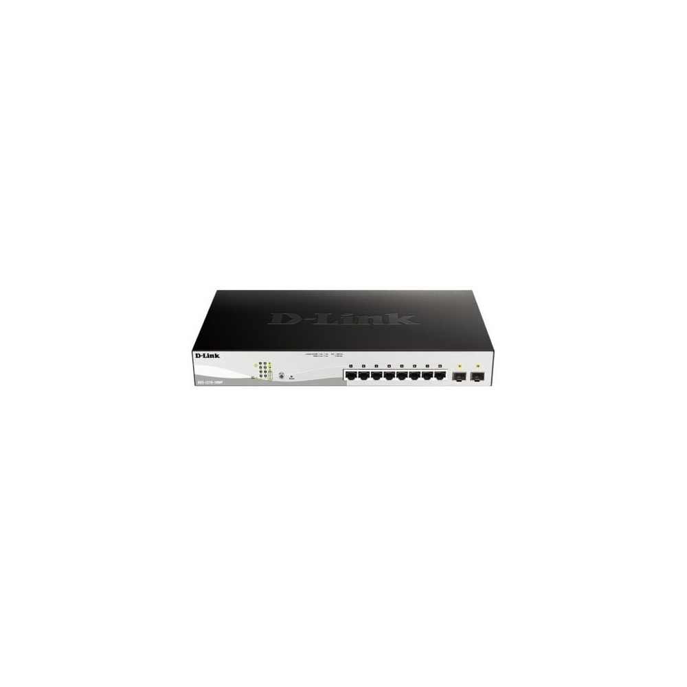 Switch Gestionable D-Link DGS-1210-10MP 10 Puertos/ RJ-45 10/100/1000/ PoE/ SFP | Switches