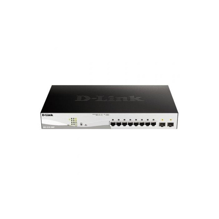 Switch Gestionable D-Link DGS-1210-10MP 10 Puertos/ RJ-45 10/100/1000/ PoE/ SFP | Switches