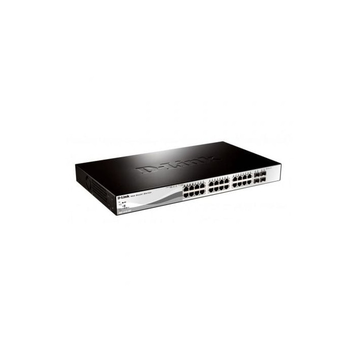Switch D-Link DGS-1210-28P 28 Puertos RJ45/ 10/100/1000/ SFT/ PoE | Switches