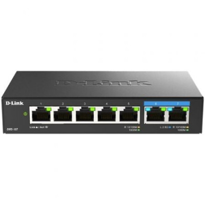 Switch D-Link DMS-107 7 Puertos/ RJ-45 10/100/1000 | Switches