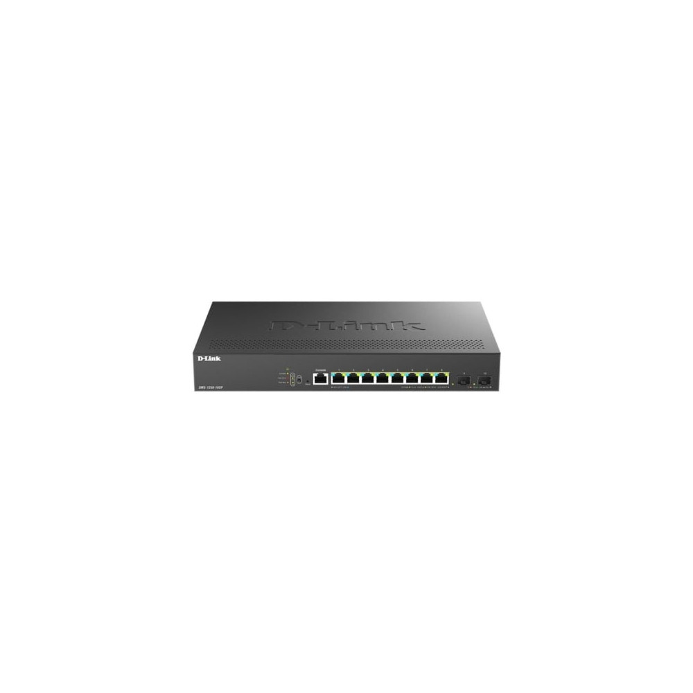 Switch D-Link DMS-1250-10SP/E 8 Puertos/ RJ-45 Gigabit 100/1000/2.5G/ SFP/ PoE | Switches