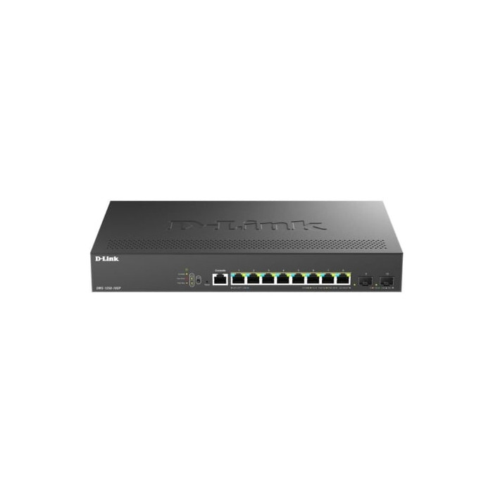 Switch D-Link DMS-1250-10SP/E 8 Puertos/ RJ-45 Gigabit 100/1000/2.5G/ SFP/ PoE | Switches