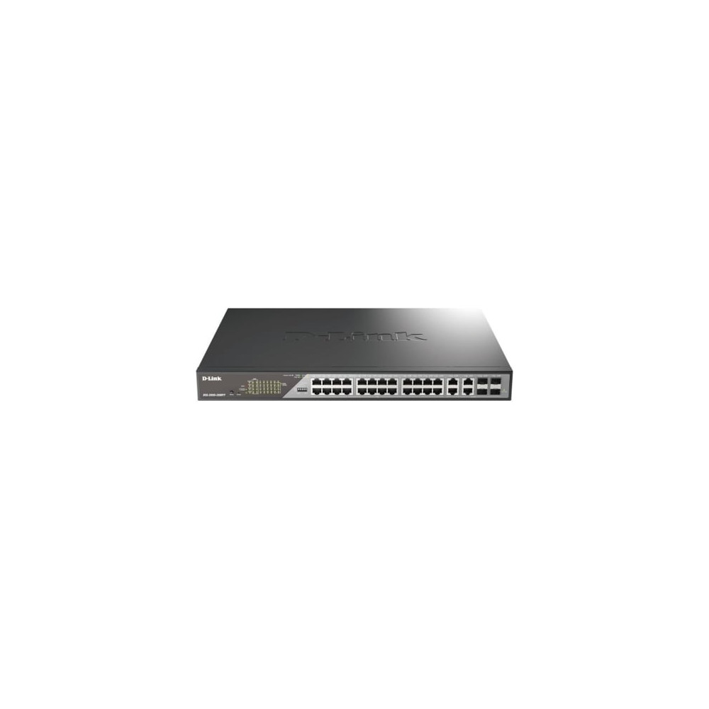 Switch Gestionable D-Link DSS-200G-28MPP 24 Puertos/ RJ-45 10/100/1000/ PoE++/ SFP | Switches