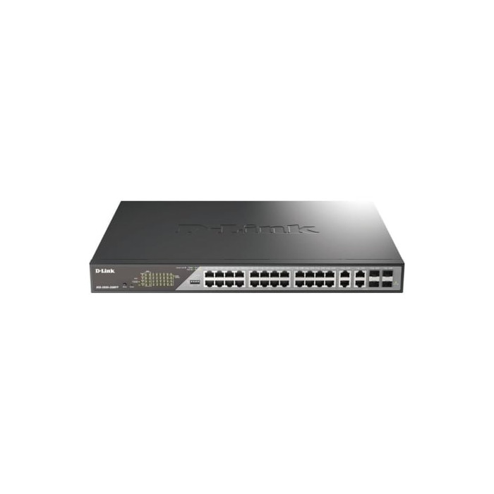 Switch Gestionable D-Link DSS-200G-28MPP 24 Puertos/ RJ-45 10/100/1000/ PoE++/ SFP | Switches