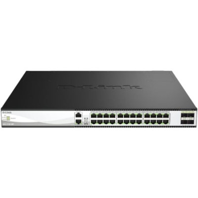 Switch Gestionable D-Link DXS-3130-28P/E 24 Puertos/ RJ-45 10/100/1000/ SFP/ PoE | Switches