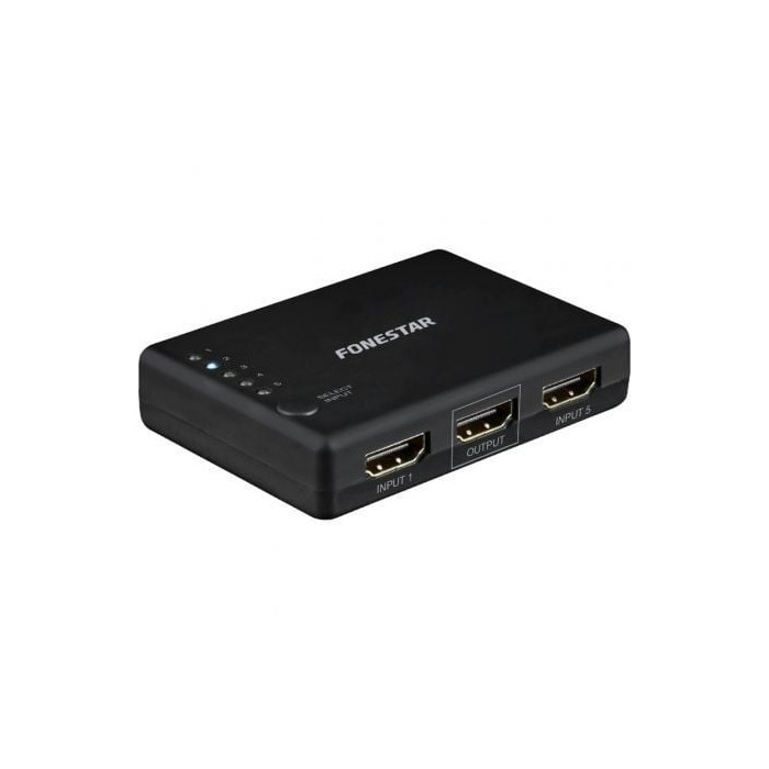 Conmutador HDMI Fonestar FO-22SW51/ 5 Entradas-1 Salida | KVM y Splitters