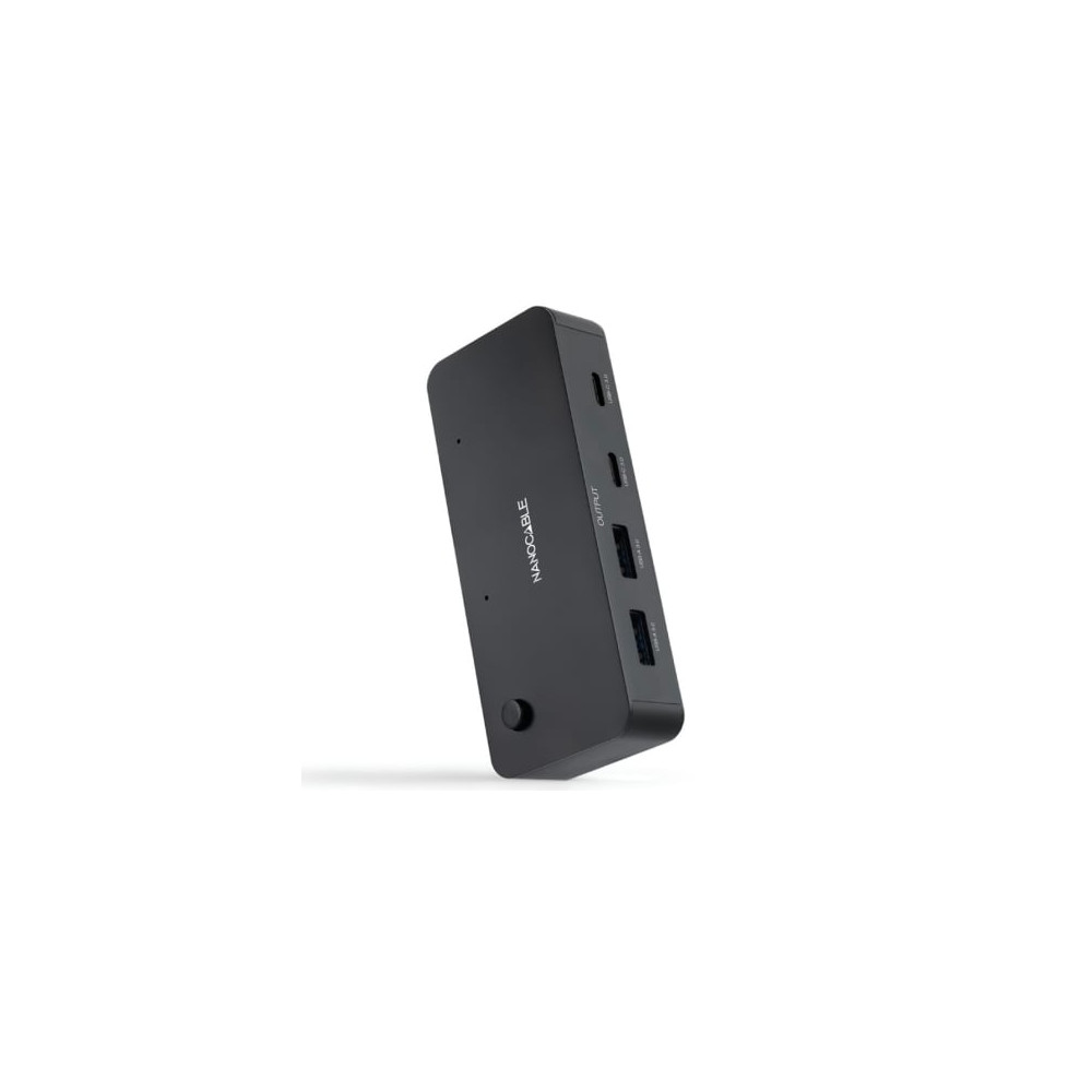 Switch Conmutador USB Nanocable 10.12.0011/ 2x USB/ 2x USB Tipo-C | KVM y Splitters