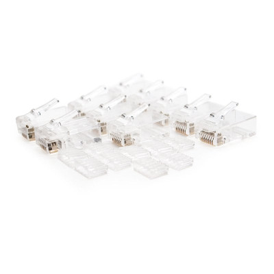 Conector RJ45 Nanocable 10.21.0201/ Cat.6/ 10 uds | RJ45/RJ11