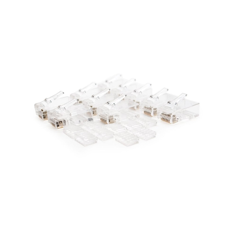 Conector RJ45 Nanocable 10.21.0201/ Cat.6/ 10 uds | RJ45/RJ11