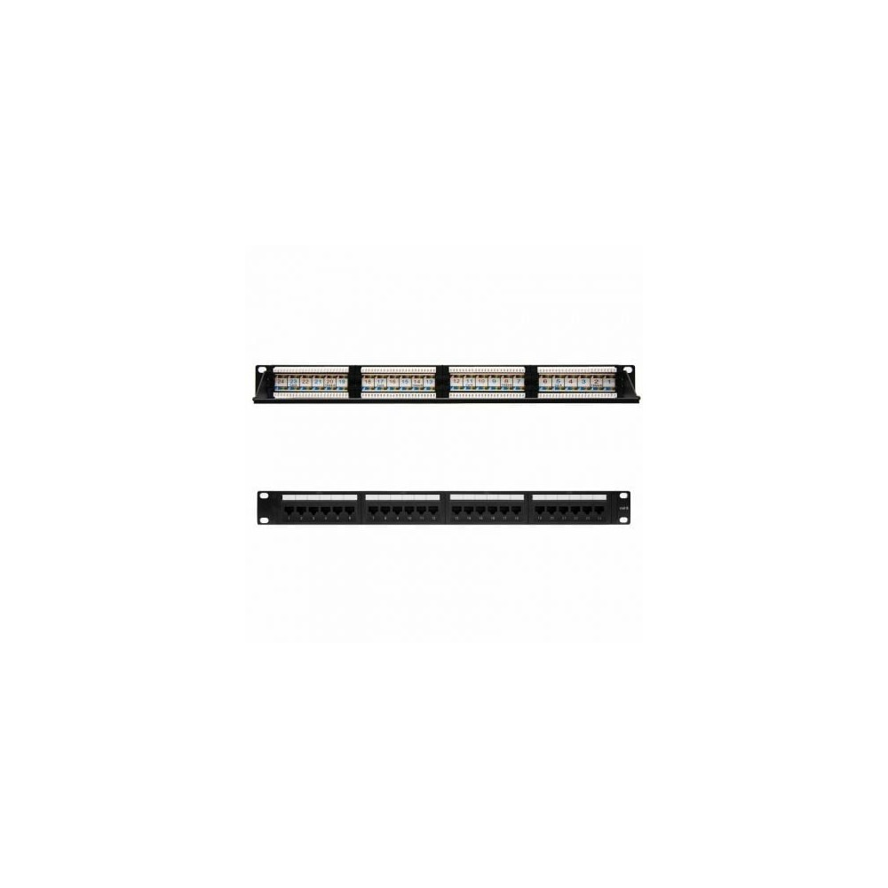 Patch Panel Nanocable 10.21.3124/ 24 Puertos/ Cat.6/ Altura 1U | Armaris Rack
