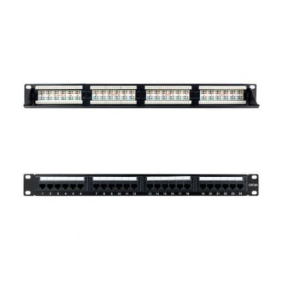 Patch Panel Nanocable 10.21.4124/ 24 Puertos/ Cat.6a/ Altura 1U | Armaris Rack