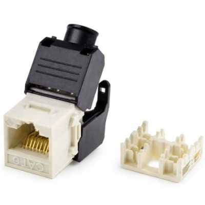 Conector RJ45 Phasak PHK-2220 Cat.6 UTP/ Blanco | RJ45/RJ11