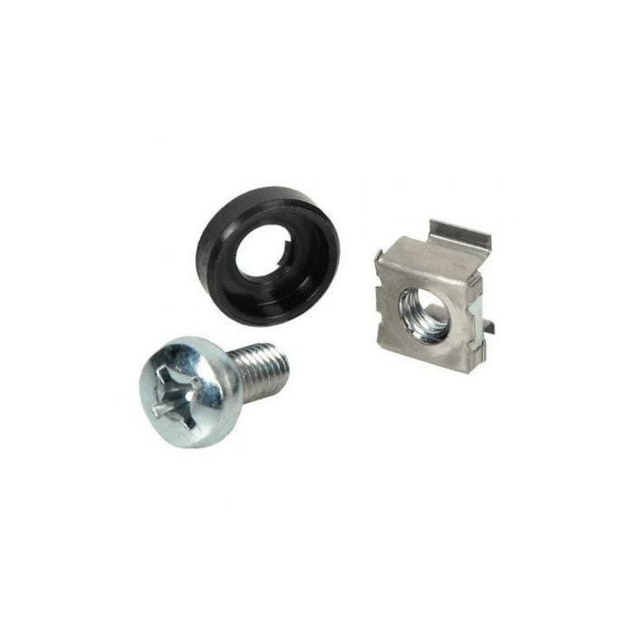 Kit de tornillos para rack Phasak PP 9100/ 10 unidades/ Incluye Tornillos + Tuercas + Arandelas | Armaris Rack