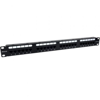 Patch Panel Phasak PU 2421/ 24 Puertos/ Cat.6A/ Altura 1U | Armaris Rack