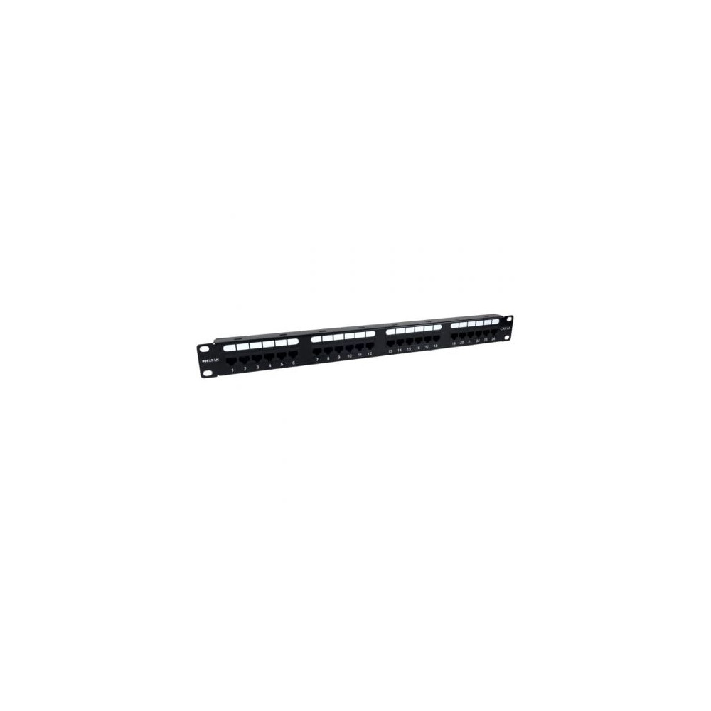 Patch Panel Phasak PU 2421/ 24 Puertos/ Cat.6A/ Altura 1U | Armaris Rack