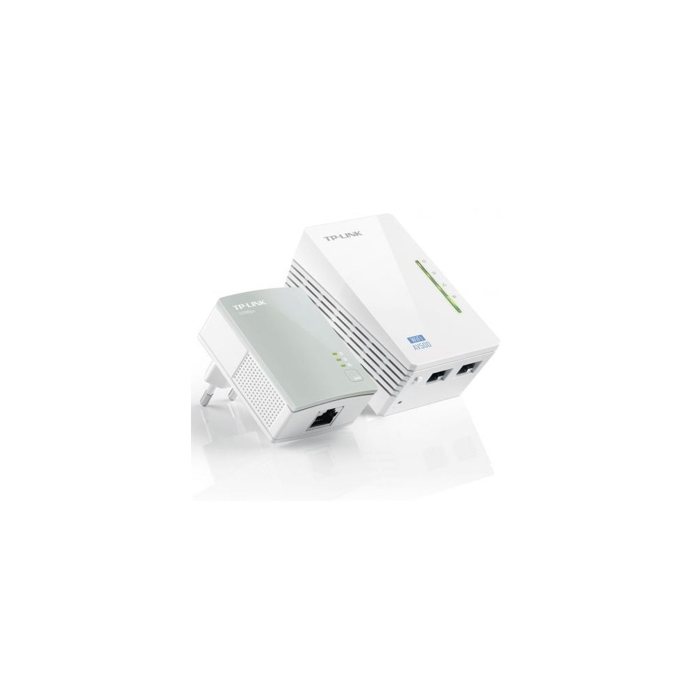 Adaptador Powerline TP-Link WPA4220Kit 500Mbps/ Alcance 300m/ Pack de 2 | Powerline