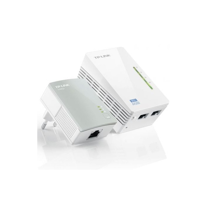 Adaptador Powerline TP-Link WPA4220Kit 500Mbps/ Alcance 300m/ Pack de 2 | Powerline
