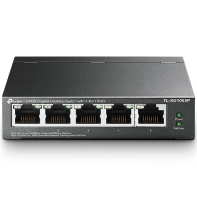 Switch TP-Link TL-SG1005P V2 5 Puertos/ RJ-45 10/100/1000 PoE | Switches