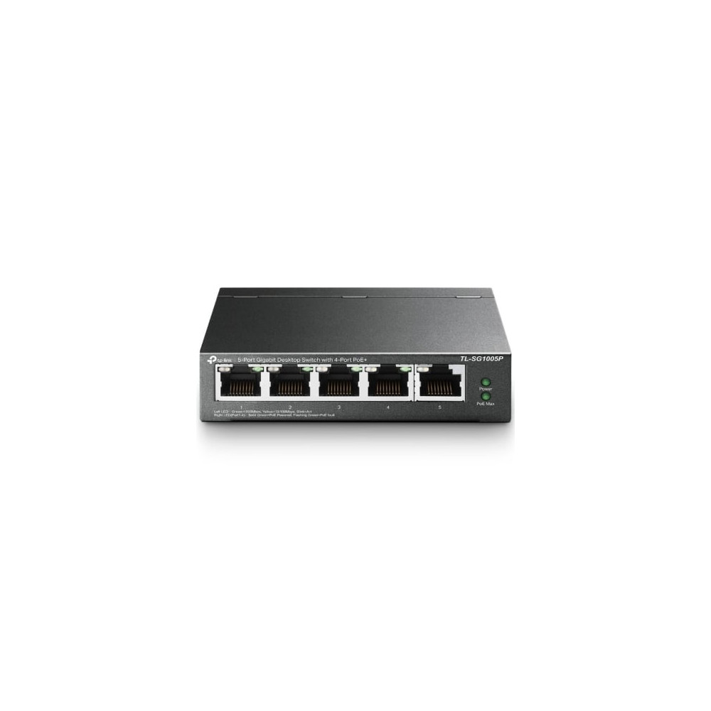 Switch TP-Link TL-SG1005P V2 5 Puertos/ RJ-45 10/100/1000 PoE | Switches