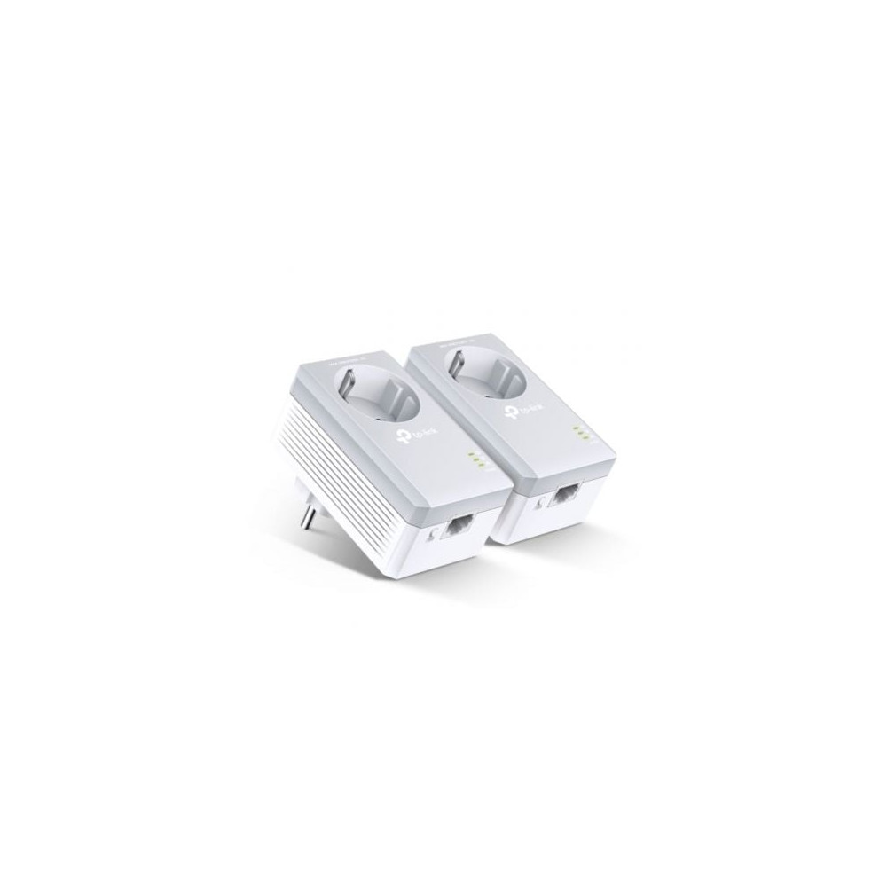 Adaptador Powerline TP-Link TL-PA4010P KIT 600Mbps/ Alcance 300m/ Pack de 2 | Powerline