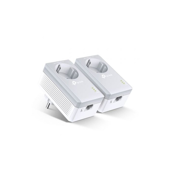 Adaptador Powerline TP-Link TL-PA4010P KIT 600Mbps/ Alcance 300m/ Pack de 2 | Powerline
