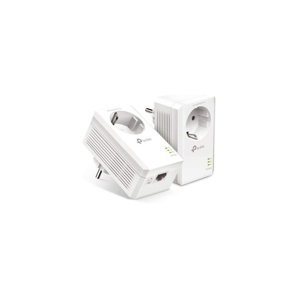 Adaptador Powerline TP-Link TL-PA7017P KIT AV1000 1000Mbps/ Alcance 300m/ Pack de 2 | Powerline