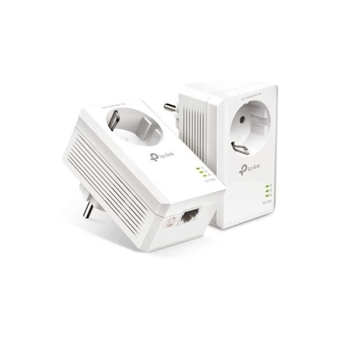 Adaptador Powerline TP-Link TL-PA7017P KIT AV1000 1000Mbps/ Alcance 300m/ Pack de 2 | Powerline