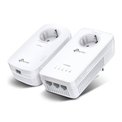 Adaptador Powerline TP-Link TL-WPA8631P 1300Mbps/ Alcance 300m/ Pack de 2 | Powerline