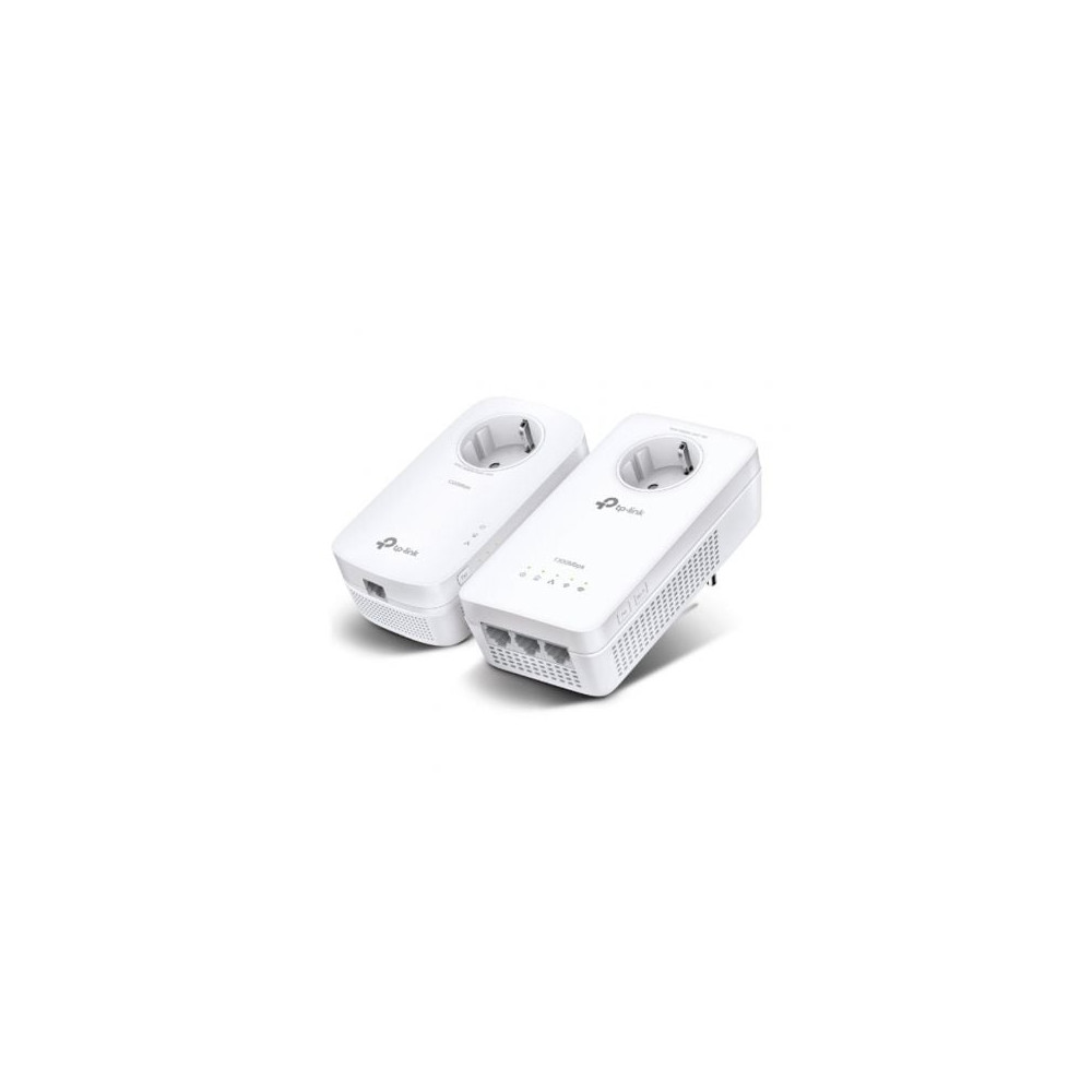 Adaptador Powerline TP-Link TL-WPA8631P 1300Mbps/ Alcance 300m/ Pack de 2 | Powerline