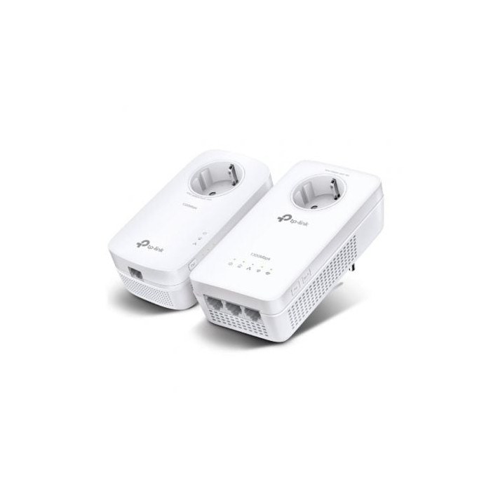 Adaptador Powerline TP-Link TL-WPA8631P 1300Mbps/ Alcance 300m/ Pack de 2 | Powerline
