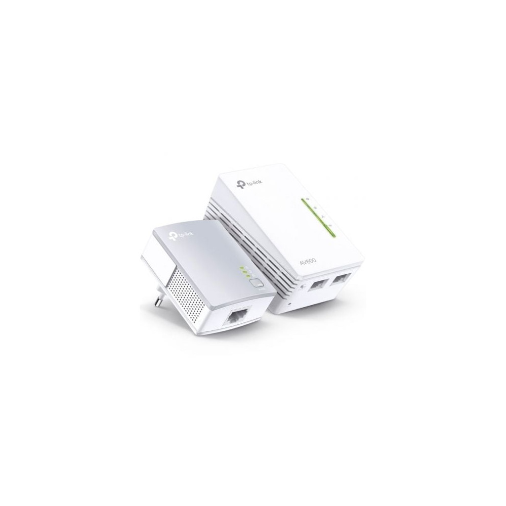 Adaptador Powerline TP-Link WPA4221KIT 600Mbps/ Alcance 300m/ Pack de 2 | Powerline