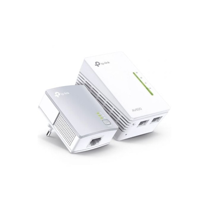 Adaptador Powerline TP-Link WPA4221KIT 600Mbps/ Alcance 300m/ Pack de 2 | Powerline