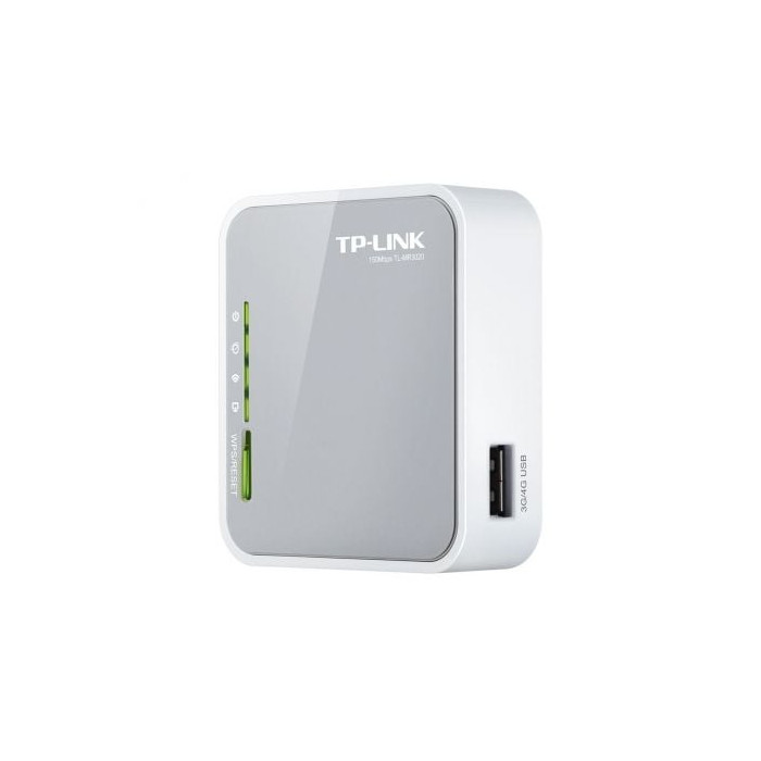 Router Inalámbrico 3G TP-Link TL-MR3020 150Mbps/ 2.4GHz/ 1 Antena/ WiFi 802.11n/g/b | Routers