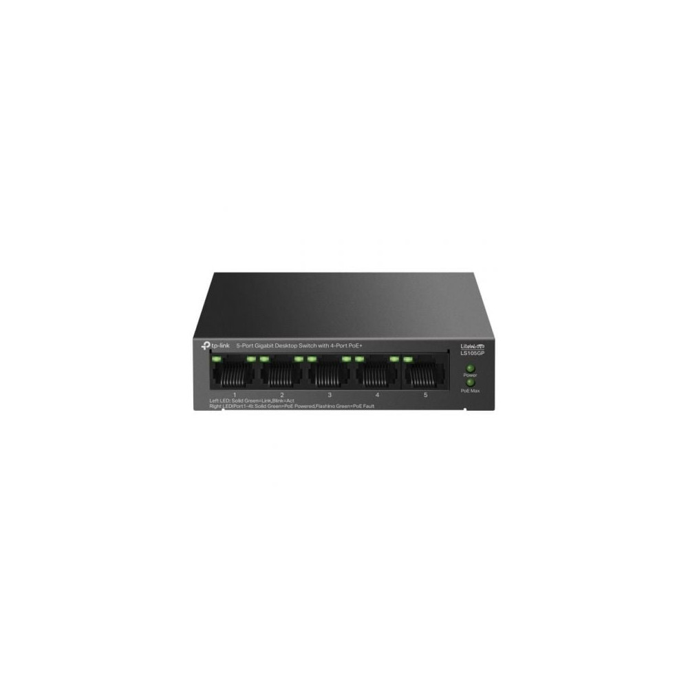 Switch TP-Link LS105GP 5 Puertos/ RJ-45 10/100/1000 PoE+ | Switches