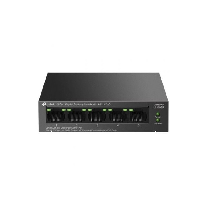 Switch TP-Link LS105GP 5 Puertos/ RJ-45 10/100/1000 PoE+ | Switches