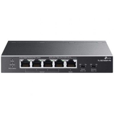 Switch TP-Link TL-SG1005P-PD 5 Puertos/ RJ-45 1/ 2.5Gbps PoE | Switches