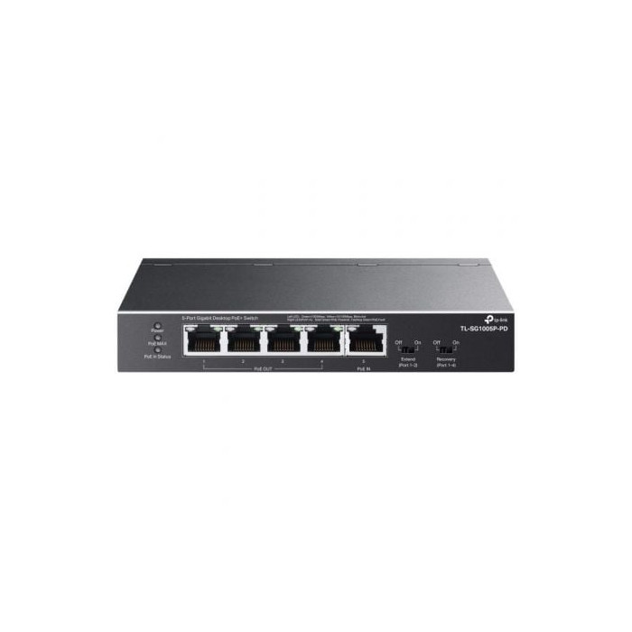 Switch TP-Link TL-SG1005P-PD 5 Puertos/ RJ-45 1/ 2.5Gbps PoE | Switches